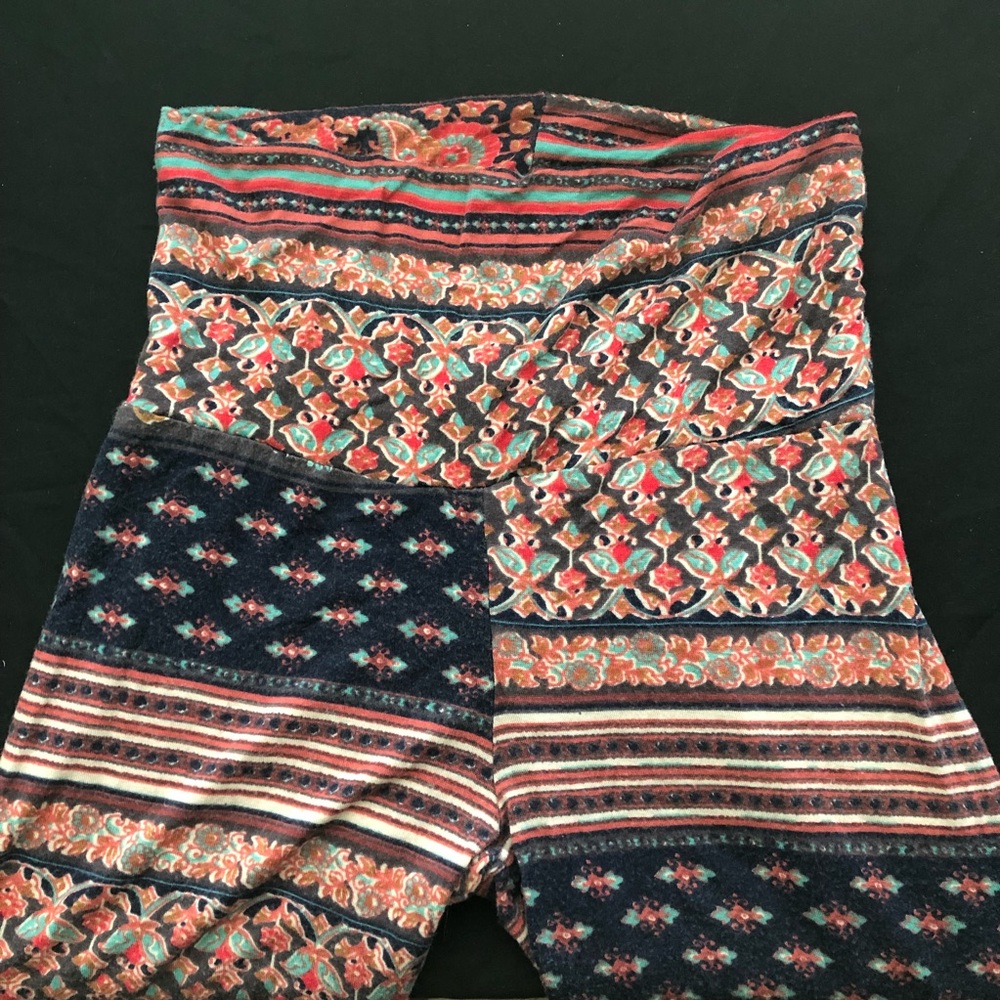 High waisted flowy pants
